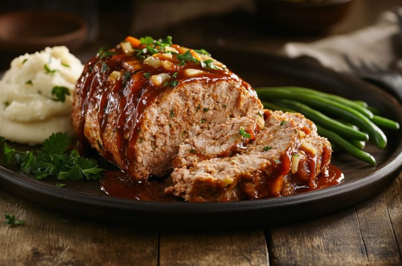 Savory Pork Meatloaf