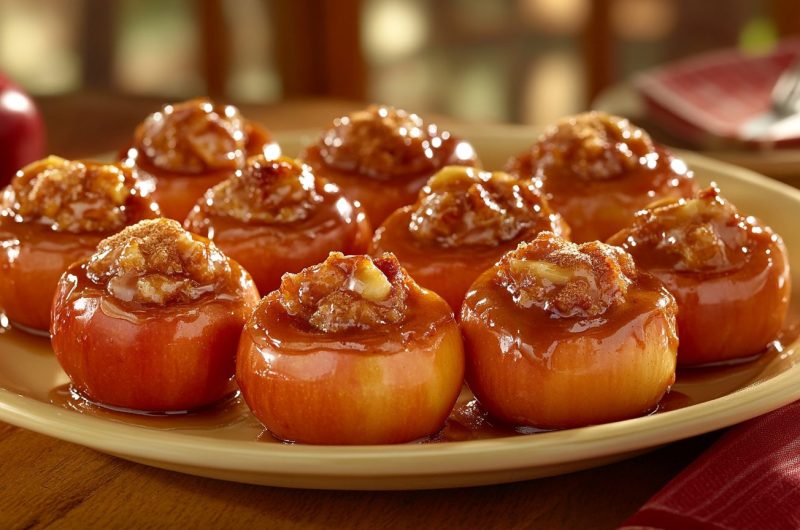 Quick Microwave Stuffed Apples