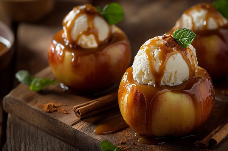 Caramelized Stuffed Apples