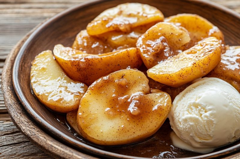 Slow Cooker Cinnamon-Glazed Apples