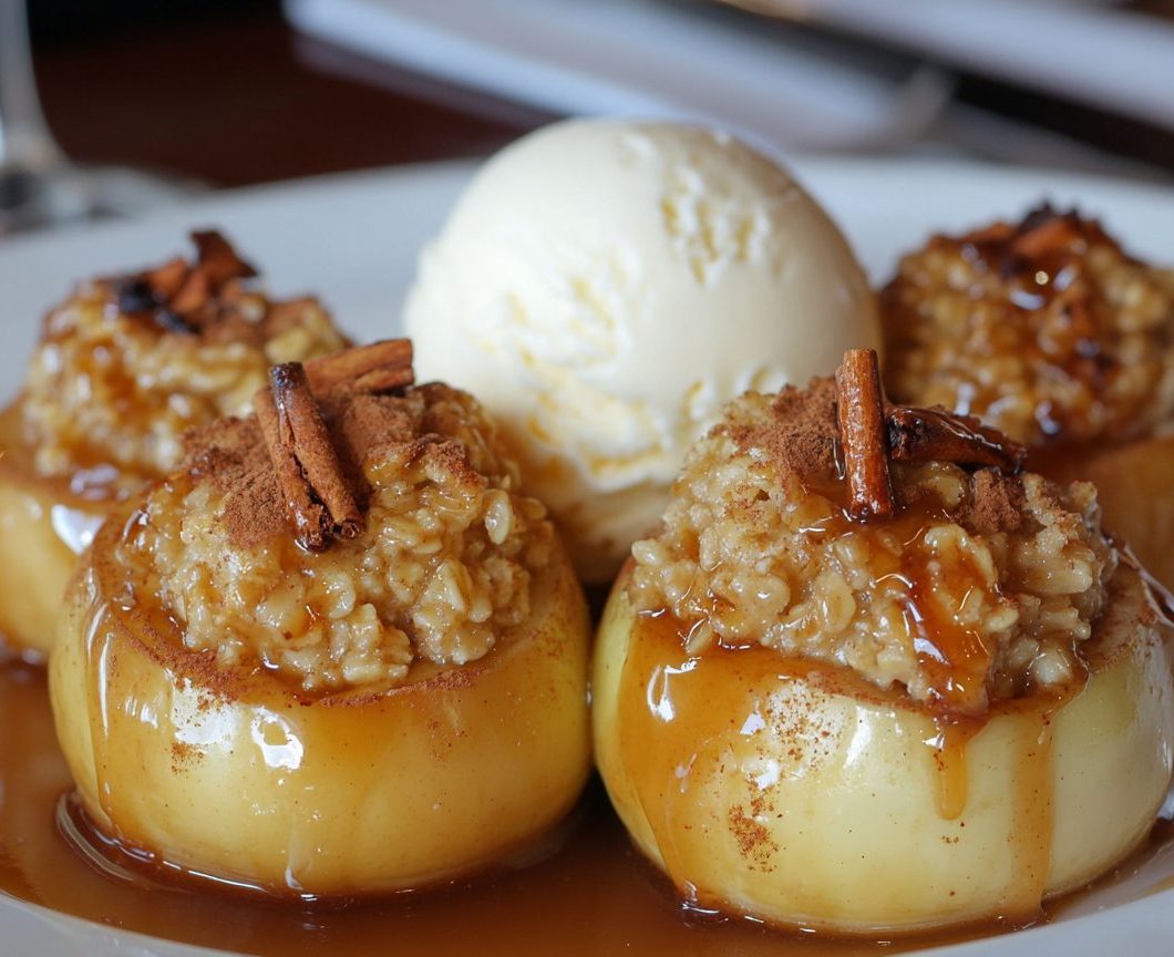 Spiced Apple Oat Bake