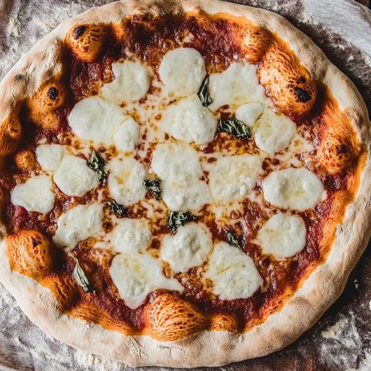 Basic Sourdough Pizza Dough done