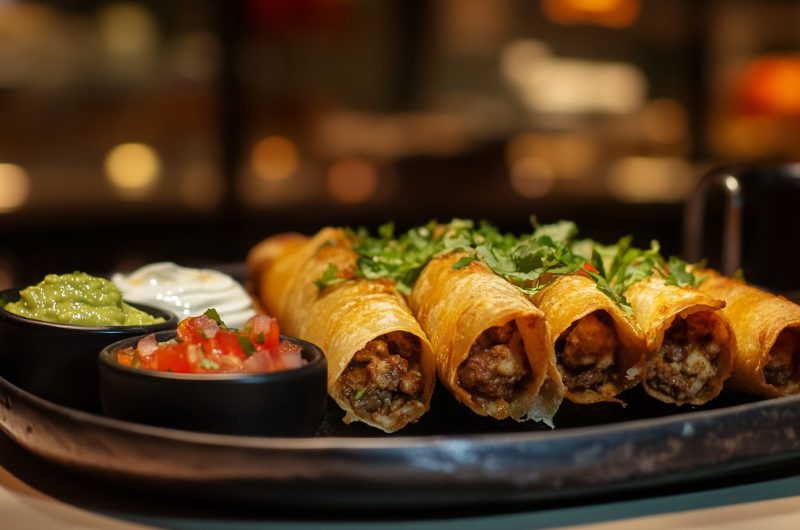 Crispy Beef Taquitos 3 Crispy Beef Taquitos