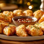 Crispy Air Fried Dumplings done