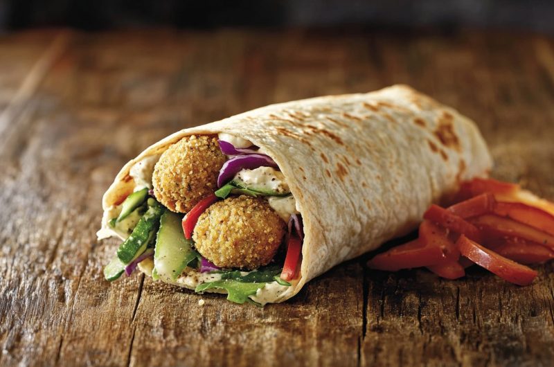 Crispy Chickpea Wrap