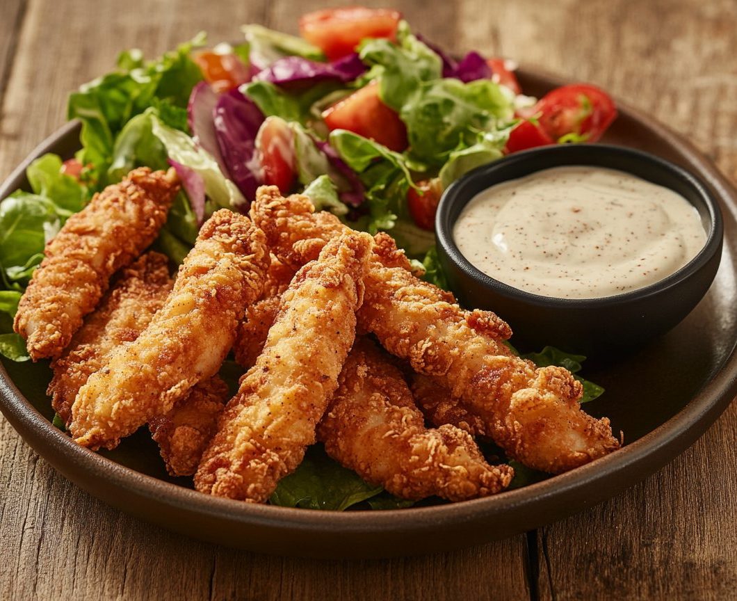 Crispy Air-Fried Chicken Strips
