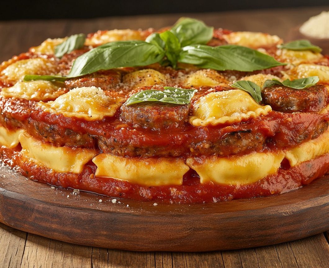 Layered Ravioli Bake