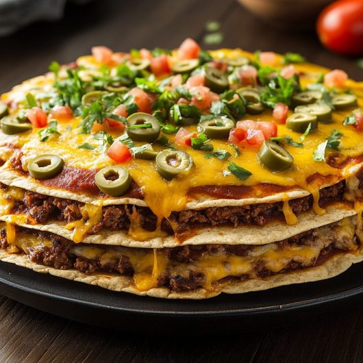 Cheesy Taco Flatbread