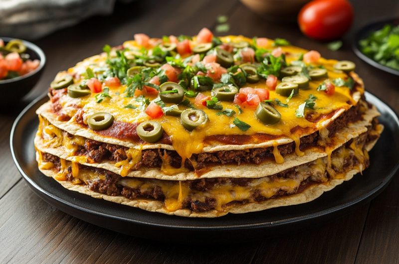 Cheesy Taco Flatbread