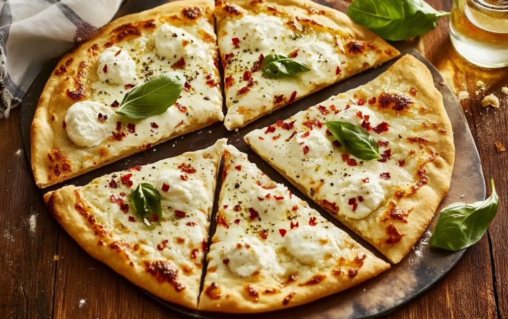 Cheesy White Flatbread