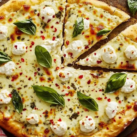 Cheesy White Flatbread