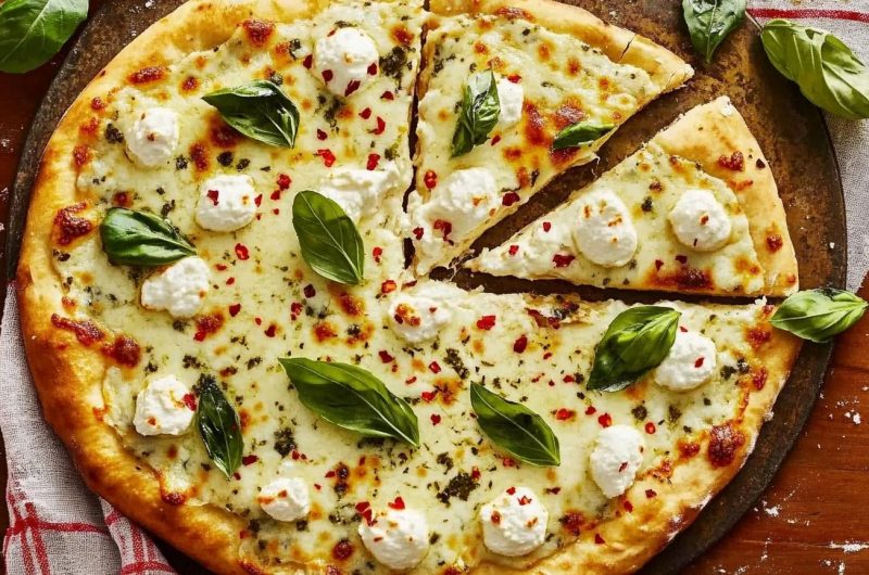 Cheesy White Flatbread