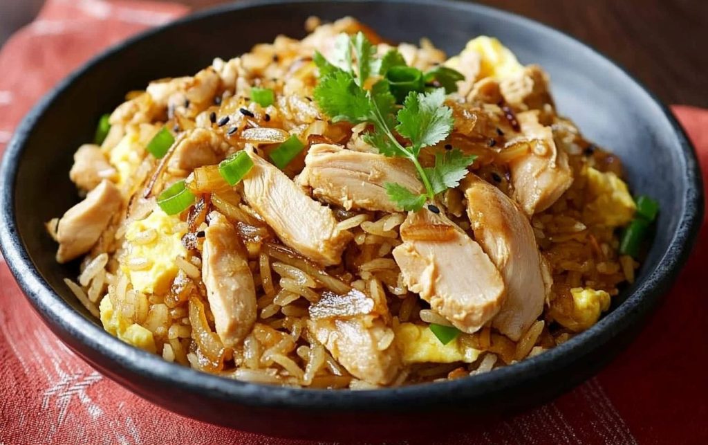 Chicken Rice Stir-Fry