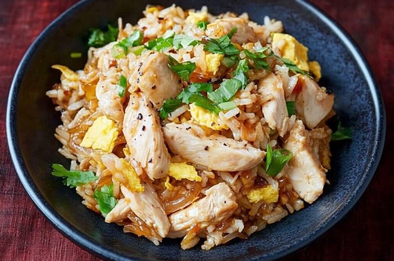 Chicken Rice Stir-Fry