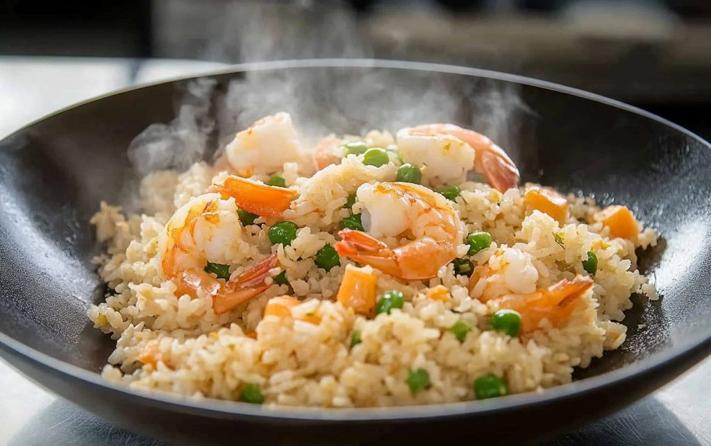 Seafood Rice Stir-Fry