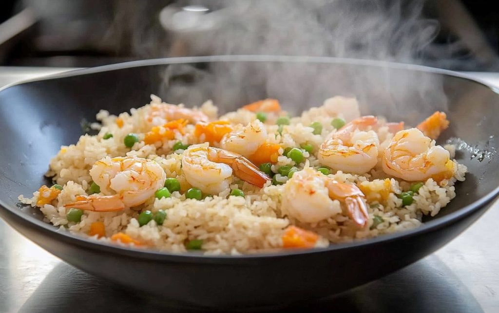 Seafood Rice Stir-Fry