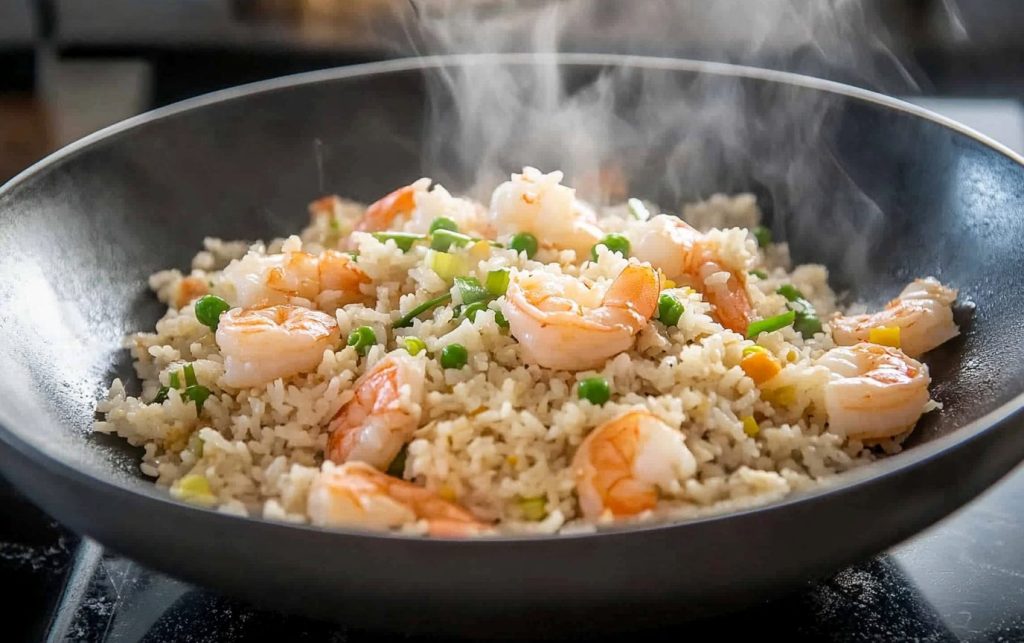 Seafood Rice Stir-Fry