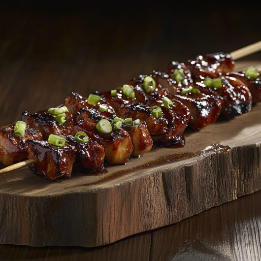 Grilled Japanese Chicken Skewers