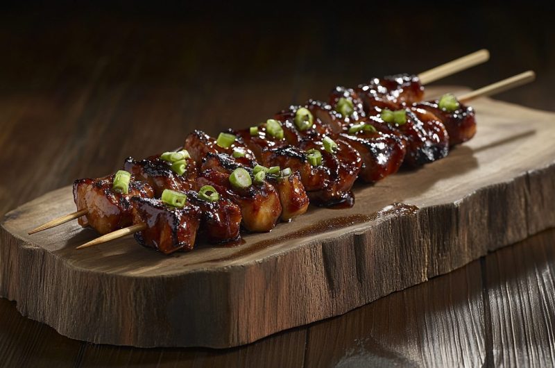 Grilled Japanese Chicken Skewers