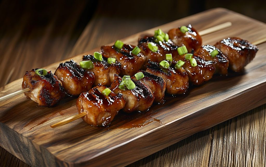 Grilled Japanese Chicken Skewers