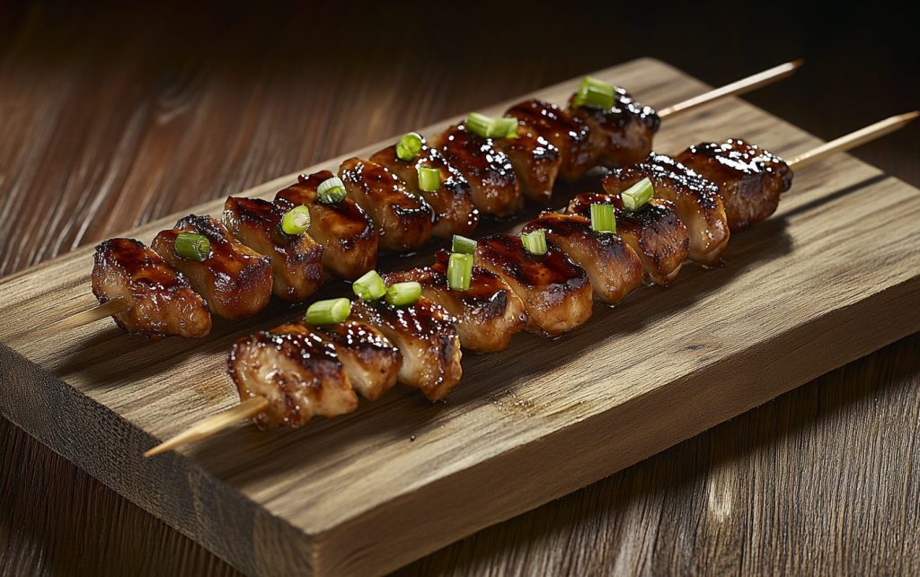 Grilled Japanese Chicken Skewers