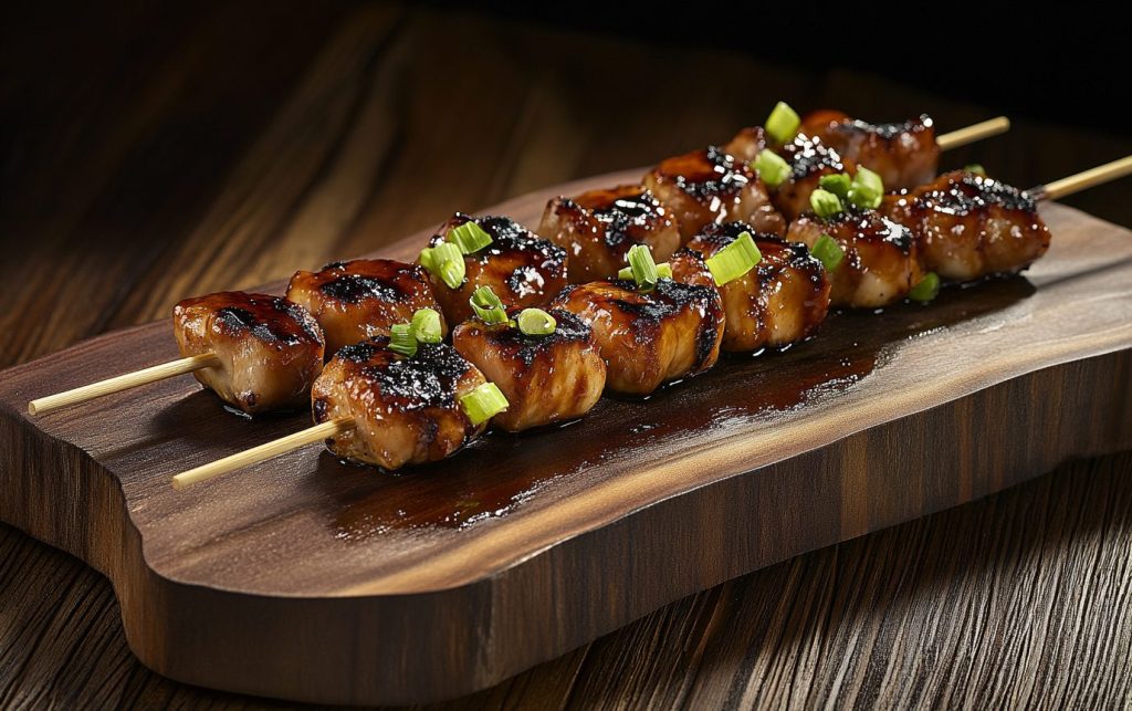 Grilled Japanese Chicken Skewers