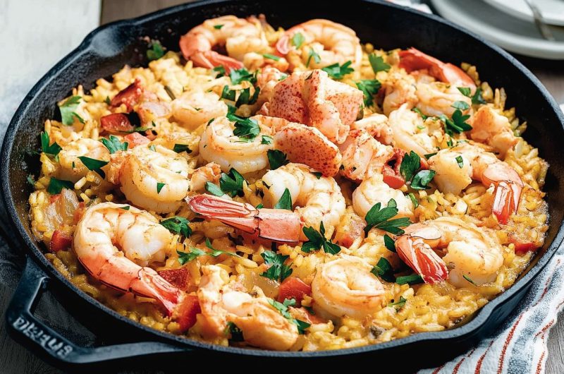 Simple Seafood Paella