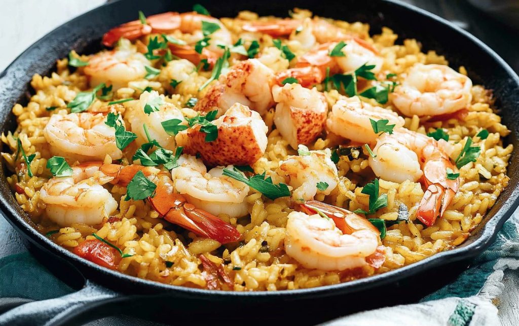 Simple Seafood Paella
