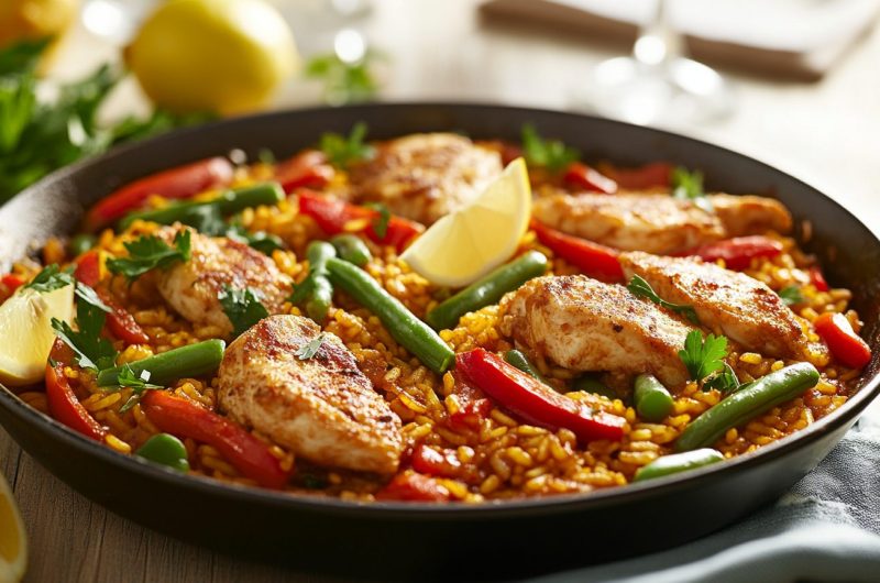 Rustic Chicken Paella