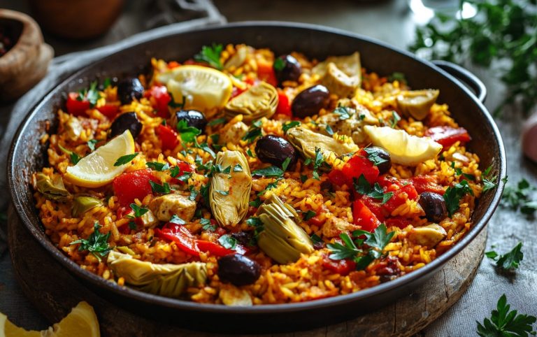 Simple Veggie Paella