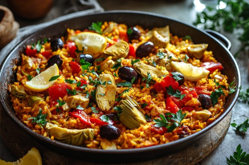 Simple Veggie Paella