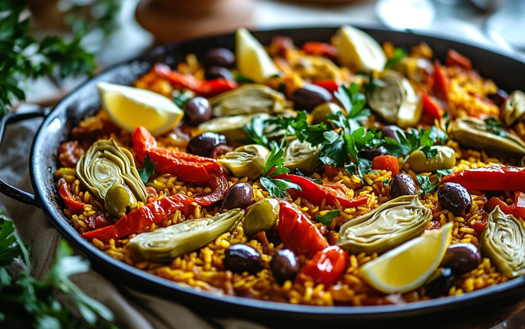Simple Veggie Paella