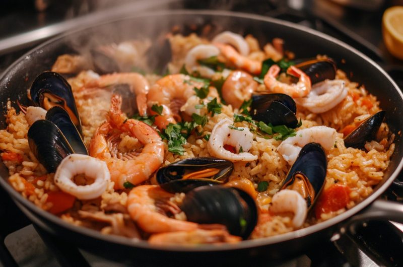 Quick Seafood Rice