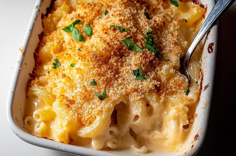 Ultimate Baked Cavatappi Mac and Cheese