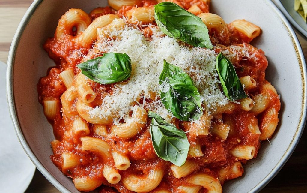 Basil Tomato Pasta 4 Basil Tomato Pasta