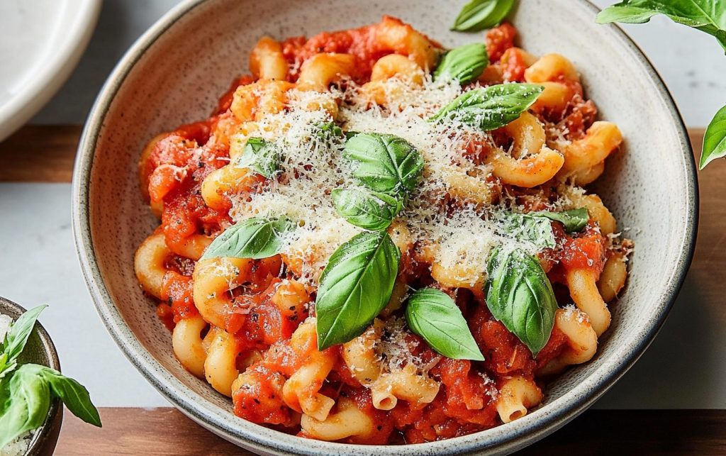 Basil Tomato Pasta 3 Basil Tomato Pasta