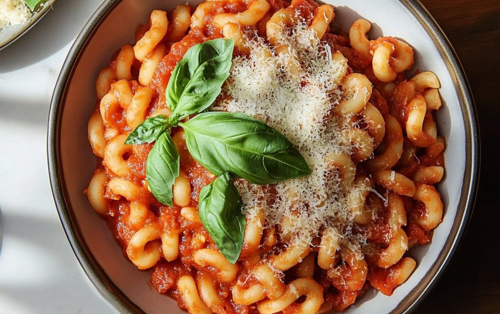 Basil Tomato Pasta 2 Basil Tomato Pasta