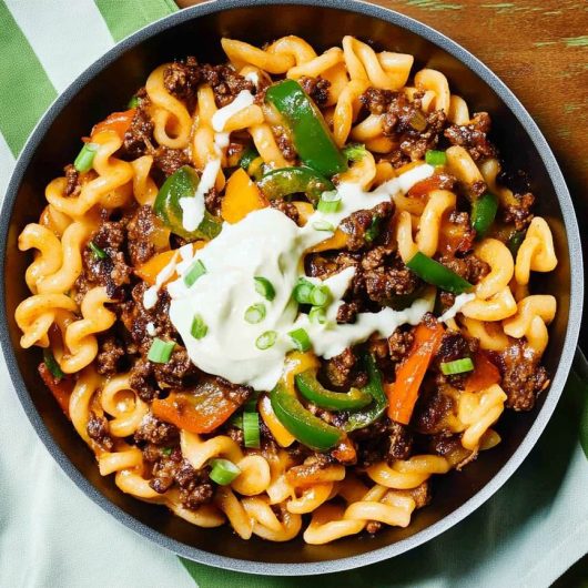 Rustic Southwest Pasta Skillet