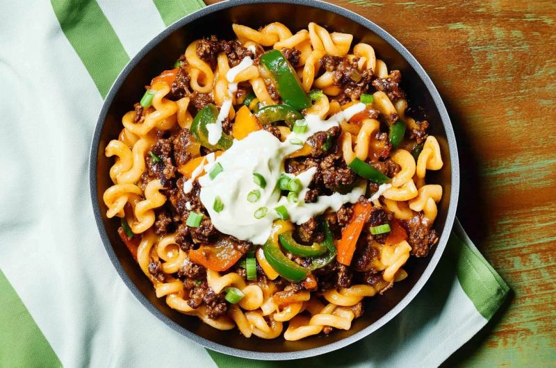 Easy Rustic Southwest Pasta Skillet 5 Rustic Southwest Pasta Skillet