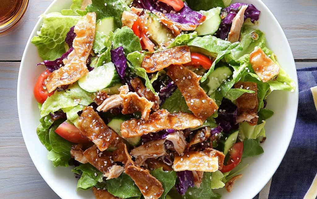 Sesame Chicken Crunch Salad