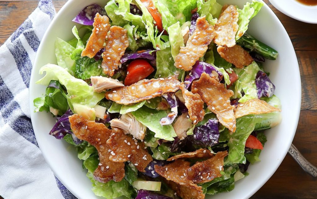 Sesame Chicken Crunch Salad