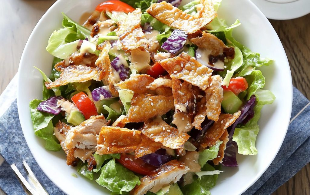 Sesame Chicken Crunch Salad