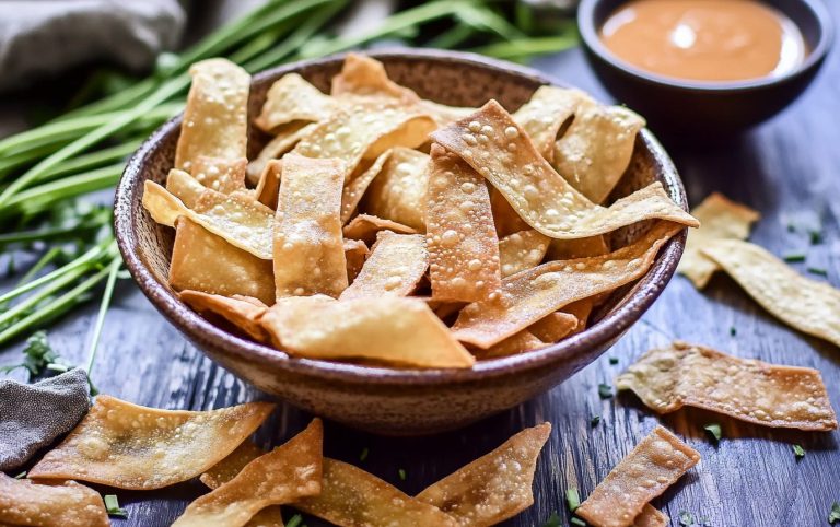 crunchy air fried wonton strips post4