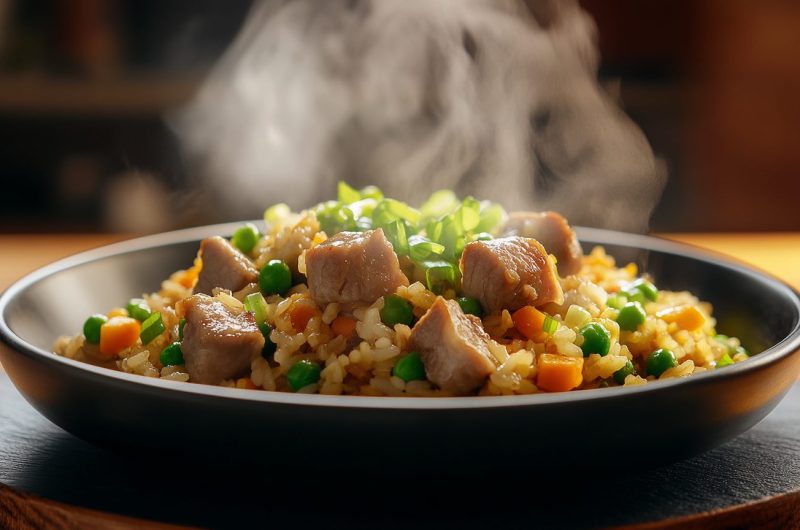 Ginger Pork Rice Bowl