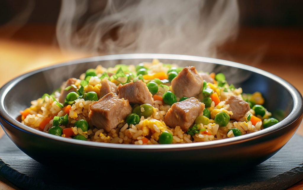 Ginger Pork Rice Bowl