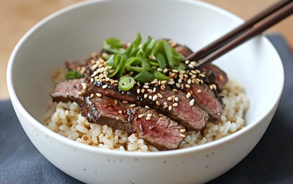 Easy Beef Rice Bowl