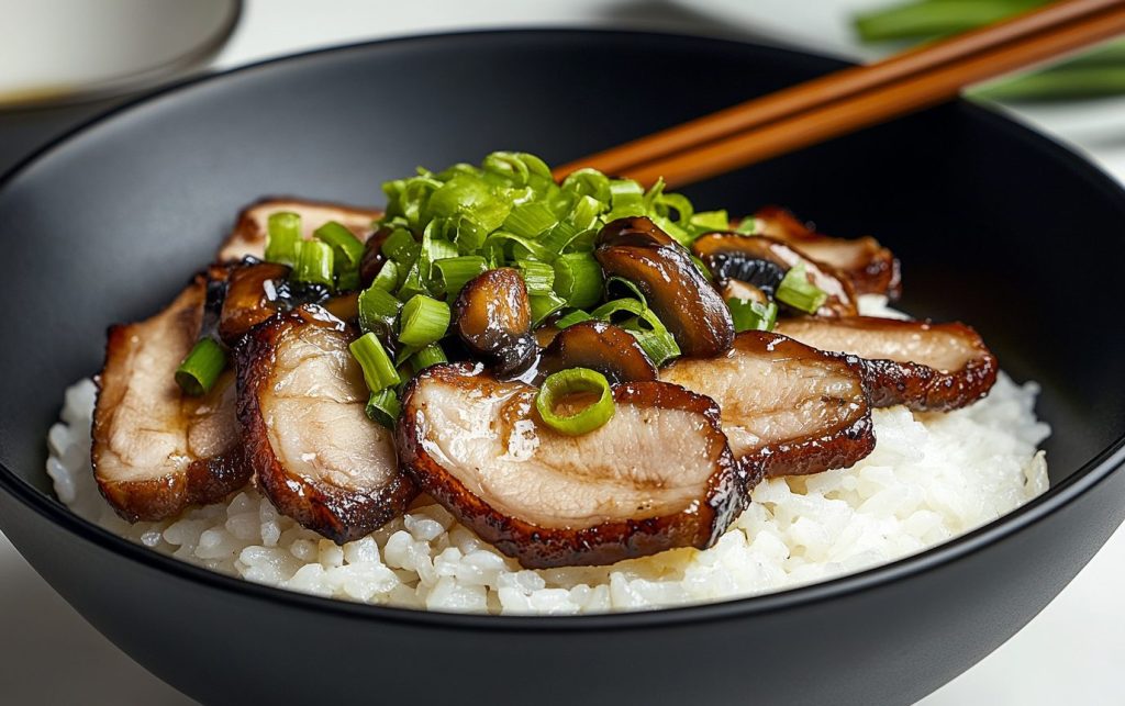 Quick Pork Rice Bowl