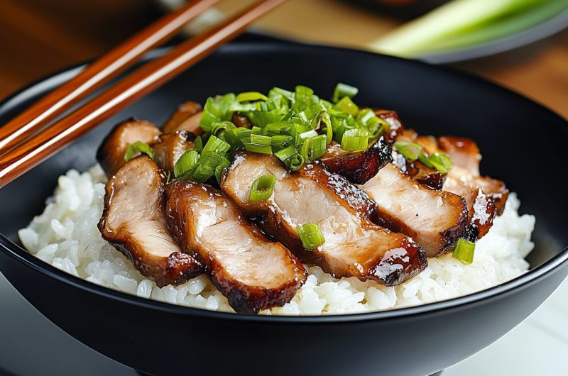 Quick Pork Rice Bowl
