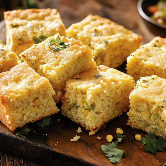 Southwest Cornbread Squares