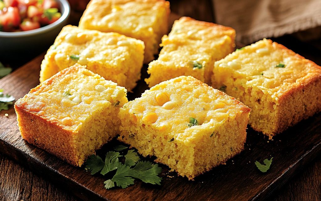 Southwest Cornbread Squares 2 Southwest Cornbread Squares